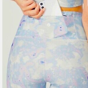 𝅺wildfox 💋🦊 NWT Sweat Watercolor Spill Blue Purple Marble Leggings